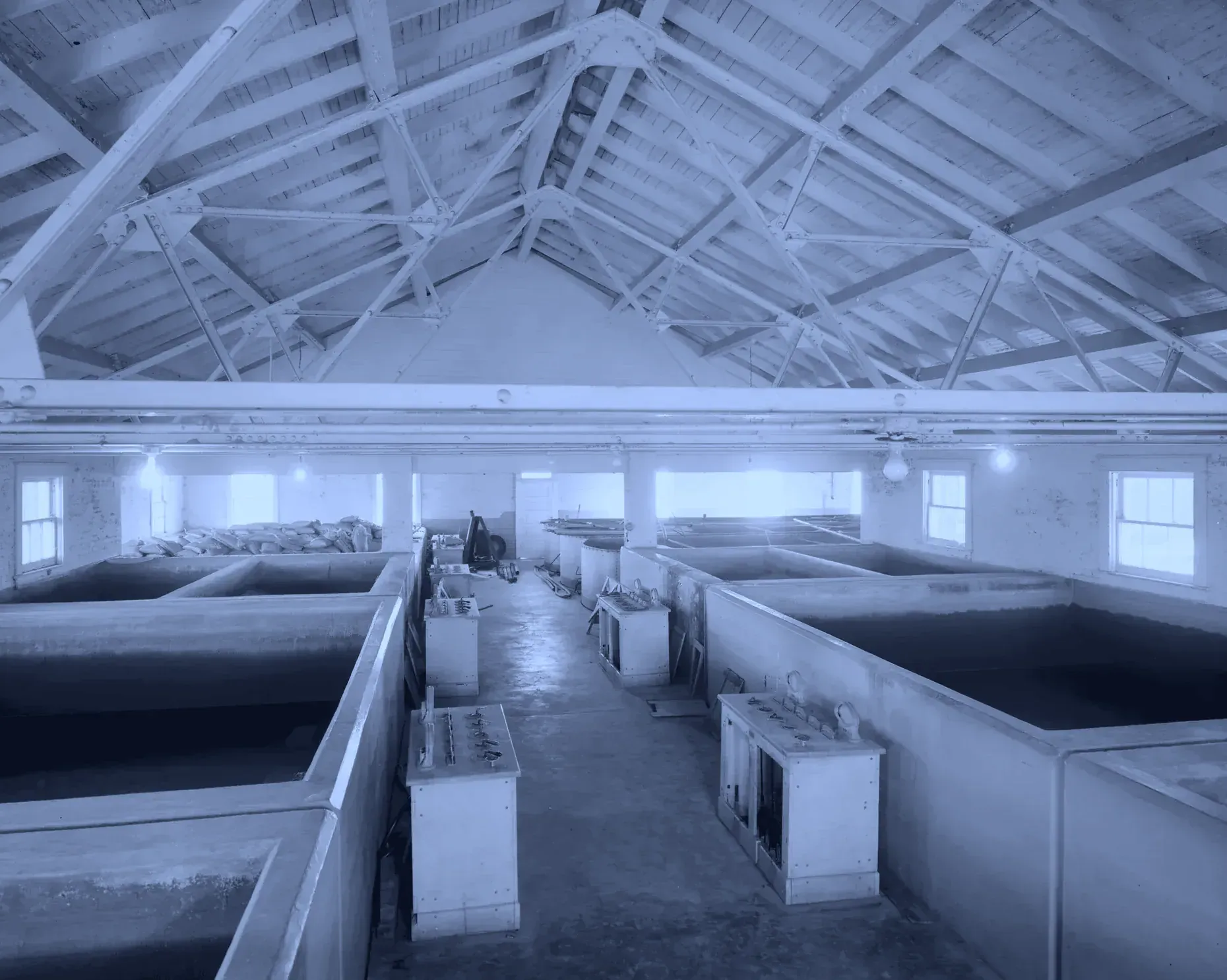 Concrete gravity filters, McNeil Street Pumping Station, Shreveport, Louisiana