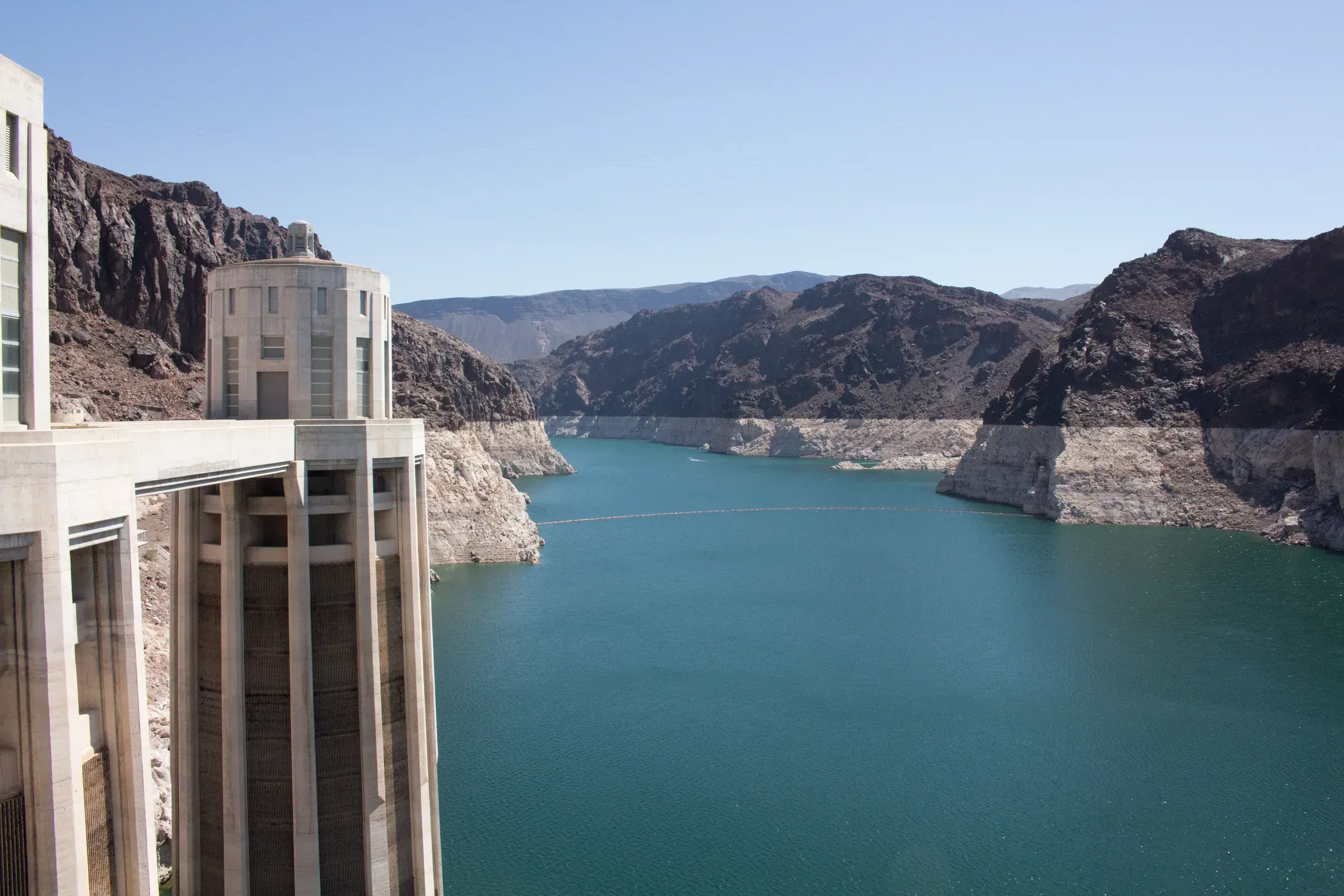 Intake towers, Hoover Dam, Nevada